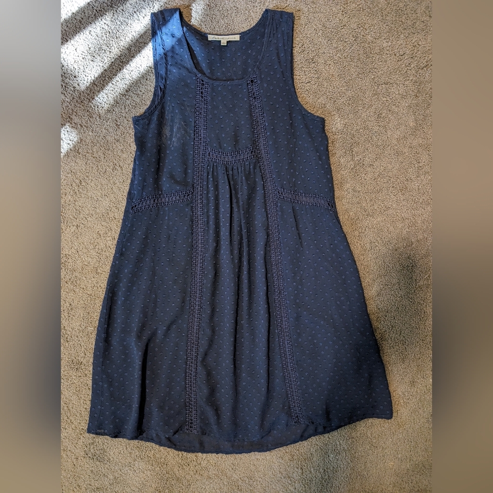 Dark blue, dotted, cute light weight dress